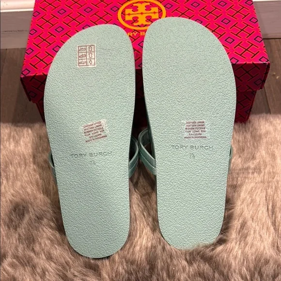 Tory Burch | Miller Cloud Sandals | Audrey Blue | 7.5 - Picture 2 of 9